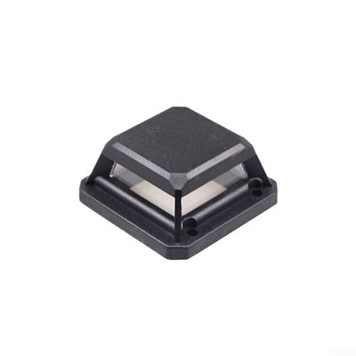 Glass Window Protective Cover, Black Plastic, 4.8 x 4.8 x 2.2 cm, Replacement Part for Laser Level