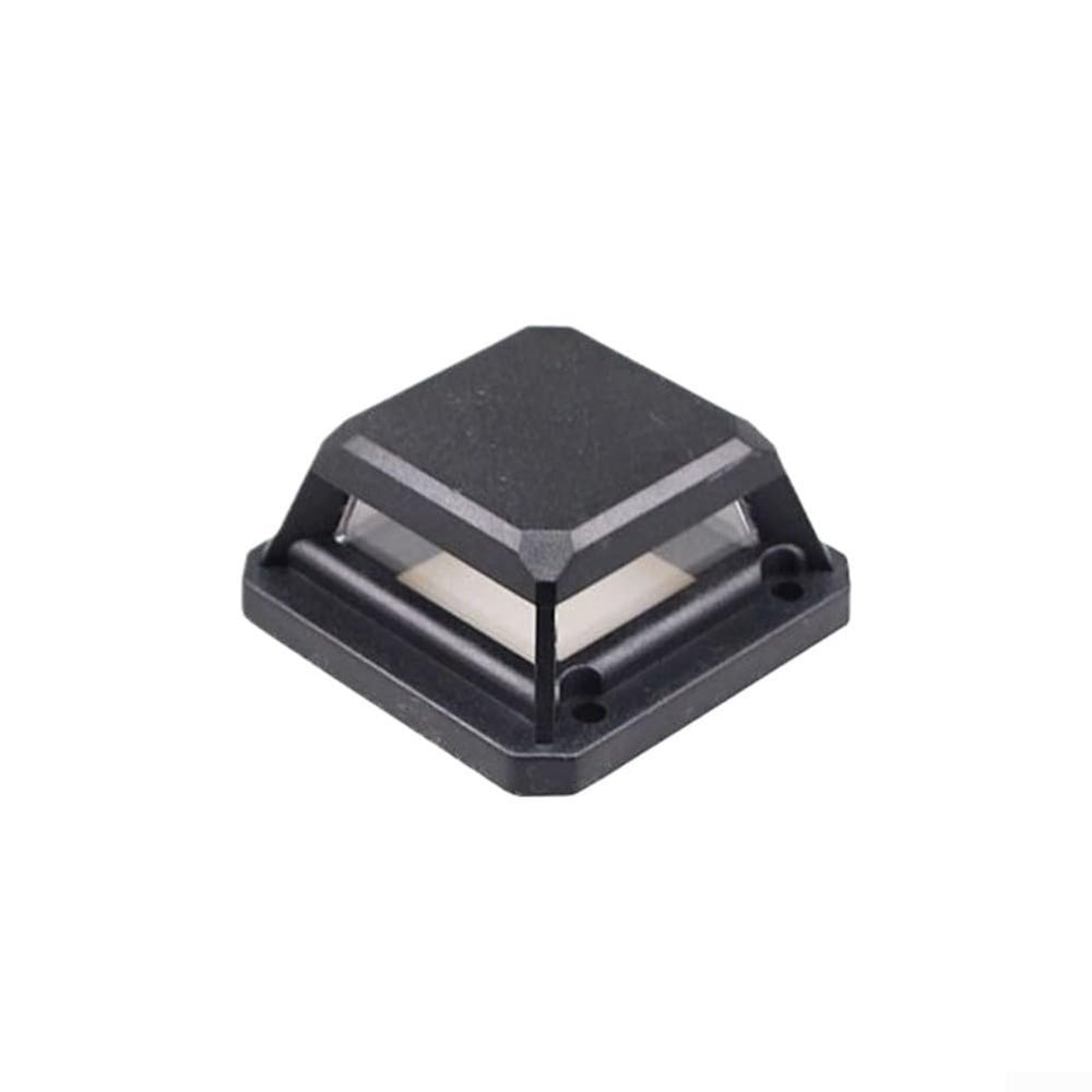 Glass Window Protective Cover, Black Plastic, 4.8 x 4.8 x 2.2 cm, Replacement Part for Laser Level
