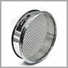 SHGUOMSC Laboratory Standard Test Sieve for Soybeans, Rice, Grains and Sesame Flour, 304 Stainless Steel Mesh, Chrome Frame, 150 mm, 410 (8 Mesh) view 3