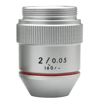1PC 195 1X/2X RMS Achromatic Objective Lens for Biological Microscopes (2X)
