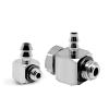 Brass Pneumatic Quick Connector, M5 to 3/4/6 mm Barbed Elbow, 10-Piece Set view 3