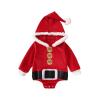 Baby Christmas Costume, Santa Jacket, Pants and Hat, Red, 12–28 Months view 1