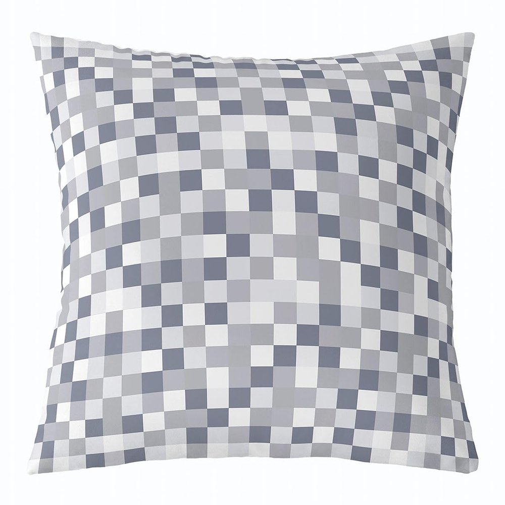 feelingyou Square Grid Throw Pillow Cover, 45 x 45 cm, Geometric Camo Blocks