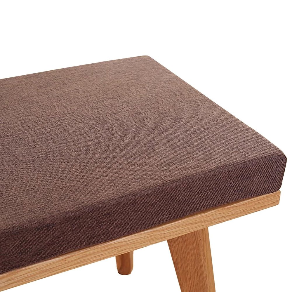 MSNCS Bench Cushion 110 x 50 x 5 cm, Coffee