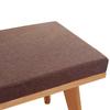 MSNCS Bench Cushion 110 x 50 x 5 cm, Coffee view 1