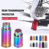 Aluminum Alloy Bicycle Rear Derailleur Guard for MTB and Road Bikes view 2