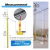 Insulated Telescoping High-Voltage Measuring Pole with Hook, Yellow, 8 m/26.2 ft view 3