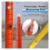 Insulated Telescoping High-Voltage Measuring Pole with Hook, Yellow, 8 m/26.2 ft view 4