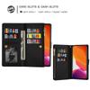 xinyunew Flip Case for Samsung Galaxy S25 FE, Premium PU Leather, 9 Card Slots, Stand, Black view 2