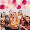 Tissue Paper Pom-Poms, 16-Pack, Pink, Hanging Paper Flower Decor view 4