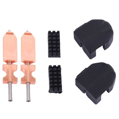 NOENNULL 2-Piece 0.4 mm Hotend Kit Replacement for 3D Printers, All-Metal Extruder with Quick-Release Nozzle, Silicone Cover and Brush