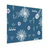 SFArt Tempered Glass Stove Cover, 1-Piece, 70 x 52 cm, Cutting Board & Ceramic Cooktop Cover, Blue Pattern view 1