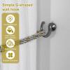AMONENZ 4-Pack Black Curtain Tiebacks view 3
