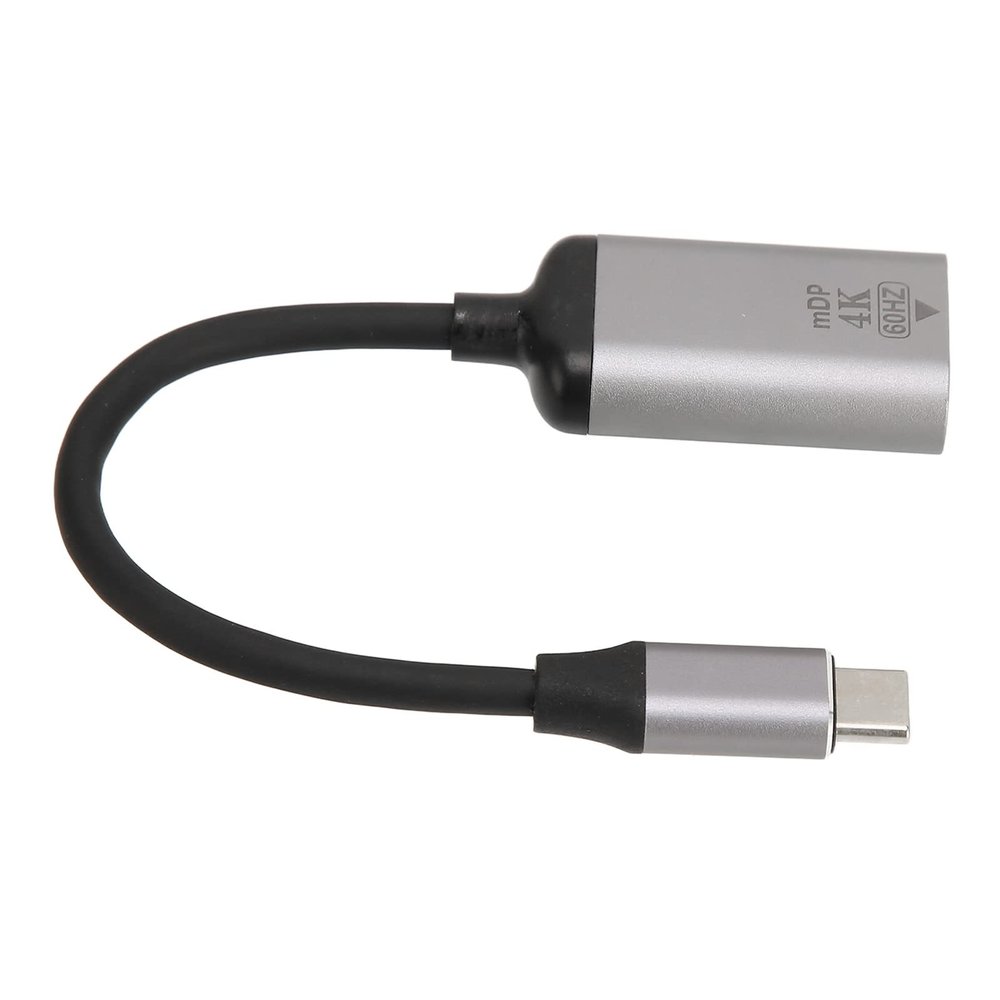 TOPINCN USB-C to DisplayPort Cable, 4K Adapter, Plug and Play, Space Gray