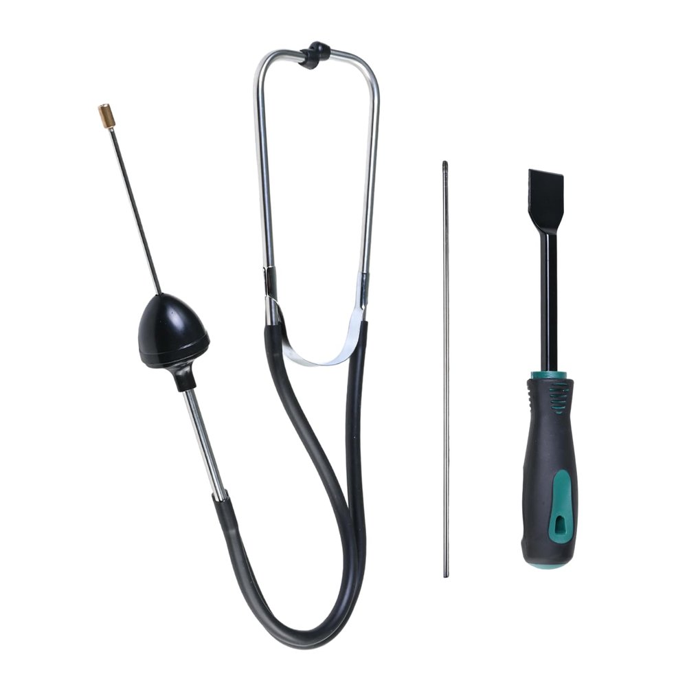 Engine Stethoscope for Vehicle Diagnostics with Cylinder Scraper