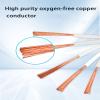 Electrical Copper Cable, 320 ft/650 ft RVVSP Flexible 2/4-Core Control Cable, 300 V PVC, Industrial Automation CNC, 1 mm² 2C (650 ft, 2 Rolls), 2.5 mm² 2C view 3