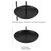 Cryfokt 2-Tier Iron Dessert Stand for Parties and Home, Black view 4