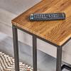 DEBORA Side Table with Metal Frame, Vintage/Black view 3