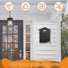Outdoor Wooden Bat House | Three-Chamber Wall-Mounted Box | Halloween Decor view 3