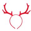 BCOATH Red Reindeer Antler Headband for Women view 1