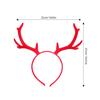 BCOATH Red Reindeer Antler Headband for Women view 2