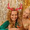 BCOATH Red Reindeer Antler Headband for Women view 4