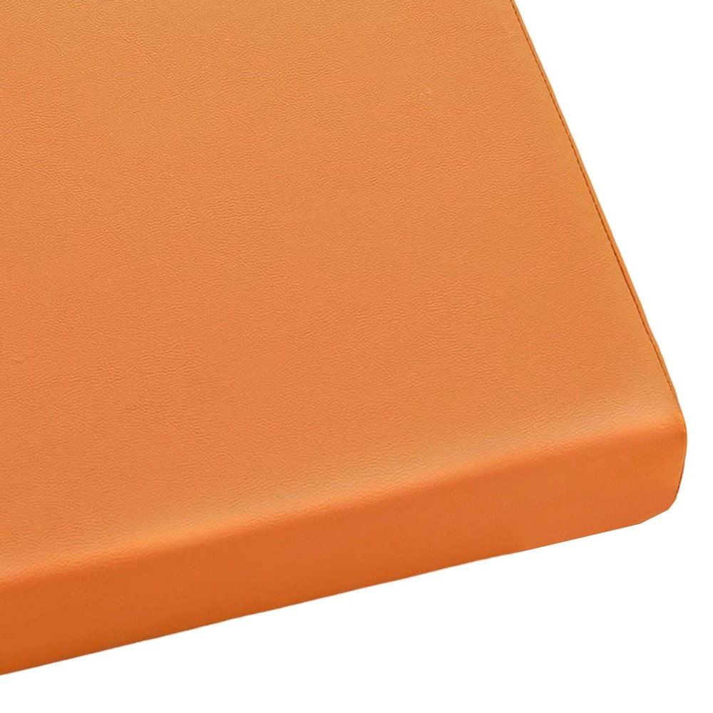 uyeoco 5 cm Thick Waterproof Bench Cushion, Orange, 80 x 35 x 5 cm