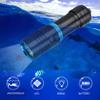 Akozon 50 m Waterproof LED Underwater Flashlight, Portable Aluminum Alloy Flashlight for Outdoor and Night Use view 3