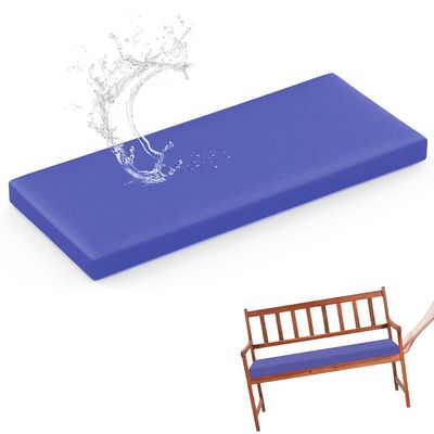 WLXFF Leather Bench Seat Cushion, No. 4, 120 x 50 x 5 cm