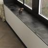 Black Abstract Indoor Window Sill Mat, 90 x 10 cm view 1