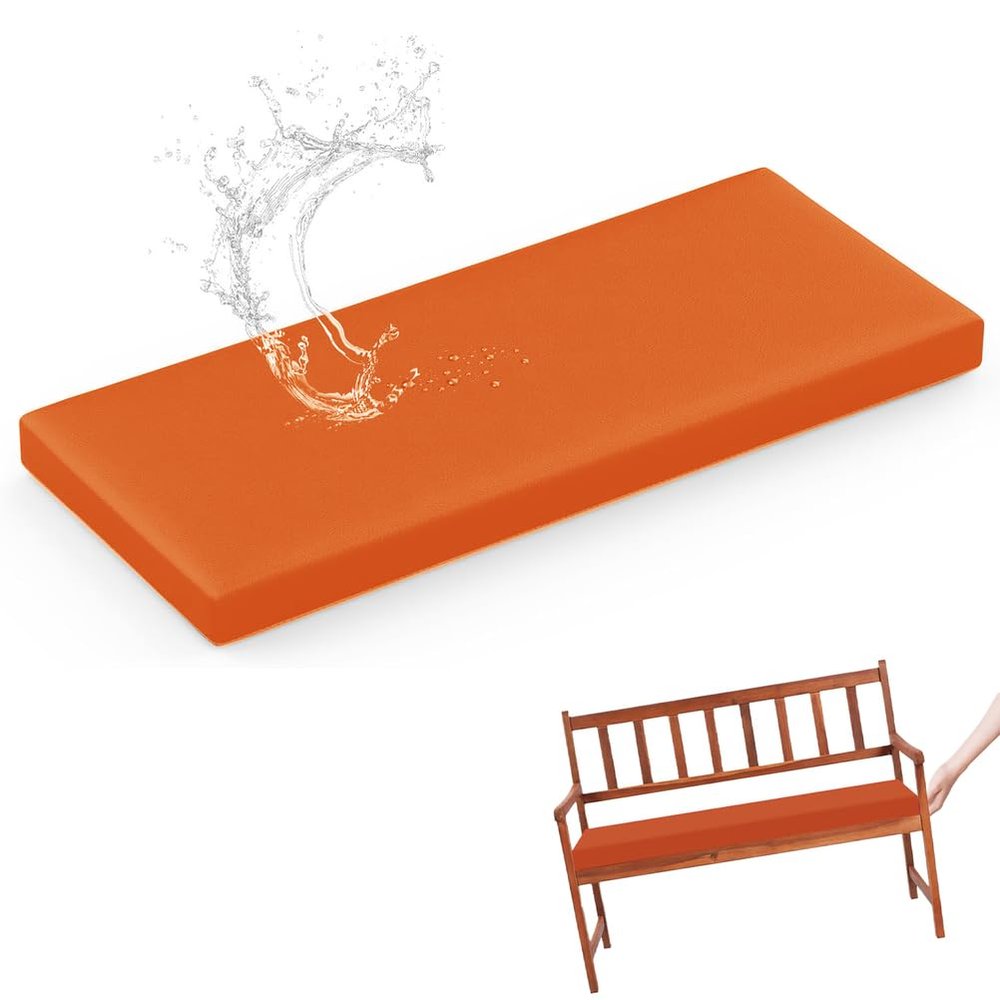 WLXFF Bench Cushion, Leather Seat Pad, Indoor & Outdoor, No. 6, 150 x 35 x 5 cm