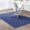 Blue Office Chair Mat for Hardwood and Tile Floors, TEP Floor Protector, Easy-Clean, 120 x 130 cm view 1