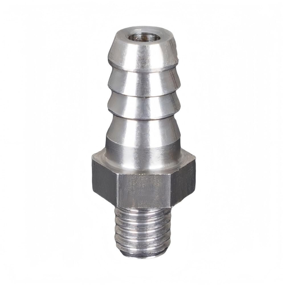 YJQHODY 304 Stainless Steel Pagoda Connector, 36 mm, Hose Fitting, M3–M10 Thread, 1 pc (6 mm × M5)