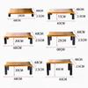 Easnuroz HiFi Rack, 1/2/3/4-Tier Freestanding Speaker Stand, AV Shelf for Audio and Video Equipment, Wood Color, 60 × 25 × 48 cm view 3