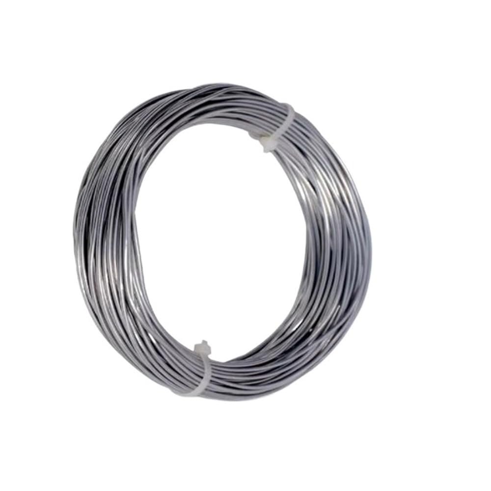 1 m Zinc Wire, 3 mm Diameter, 1 Piece