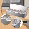 Stainless Steel Spice Container with 6 Removable Compartments view 3