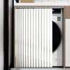 Single Tree Forest Cabinet Curtains with Tracks and Open-Shelf Curtains for Closets, Kitchens and Room Dividers, White, W200 x H240 cm view 2