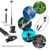 Kikumi 6-in-1 Universal Action Camera Set for 7, 5, 6 Sport Cameras with Selfie Stick and Chest Stabilizer for Cycling, Boating, and Fishing view 3