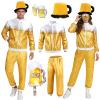 Kitimi Beer Costume for Men and Women, Unisex 80s/90s Party Tracksuit, XL view 1
