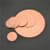 T2 Copper Sheet Disc, Circular Plate, 50/60/80/100/150/200 mm Diameter, 0.55 mm Thick (1.0 x 50 mm Diameter, 2 pcs) view 3
