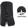 Foldable Oxford Fabric Cover for Elliptical Trainers, Dustproof and Waterproof, Black, 110 x 95 x 160 cm view 4