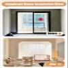 2-Piece Rounded Door Arch Set, DIY Plasterboard Arch Trim, 10.2 x 10.2 x 10.2 in view 2