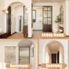 2-Piece Rounded Door Arch Set, DIY Plasterboard Arch Trim, 10.2 x 10.2 x 10.2 in view 4