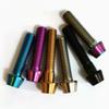 1-Pc Titanium Conical-Head Hex Socket Screw M5 x 30 for Bicycle Stem and Seat Post, with Hex Key view 2