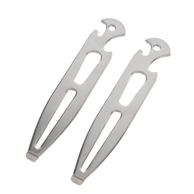 Cryfokt Deck Filler Key, Durable Stainless Steel Gas and Water Tank Cap Key, 2-Piece Set for Yacht and Boat Tank Maintenance (B)