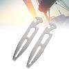 Cryfokt Deck Filler Key, Durable Stainless Steel Gas and Water Tank Cap Key, 2-Piece Set for Yacht and Boat Tank Maintenance (B) view 2