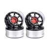 RC Beadlock Wheels for Axial SCX10 90046, Tamiya CC01, D90, D110, S119, 1/10, 4PCS, Metal, 1.9-Inch view 1