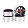 RC Beadlock Wheels for Axial SCX10 90046, Tamiya CC01, D90, D110, S119, 1/10, 4PCS, Metal, 1.9-Inch view 3