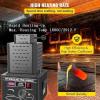 LSBHPPD 5000 W Electric Gold Melting Furnace, Enlarged Base, Graphite Crucible, 1600°C Max, Red-2 kg view 3