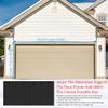 Garage Heat-Insulating Curtain, Cotton-Filled Thermal Door Curtain, Thick Oxford Fabric, Coffee, 420 x 290 cm view 2